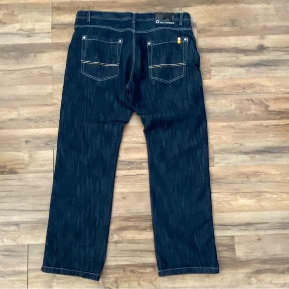 Vintage Southpole Jeans Mens 40x34 Blue Fade 8180 Baggy Skater Hip Hop - Picture 1 of 6